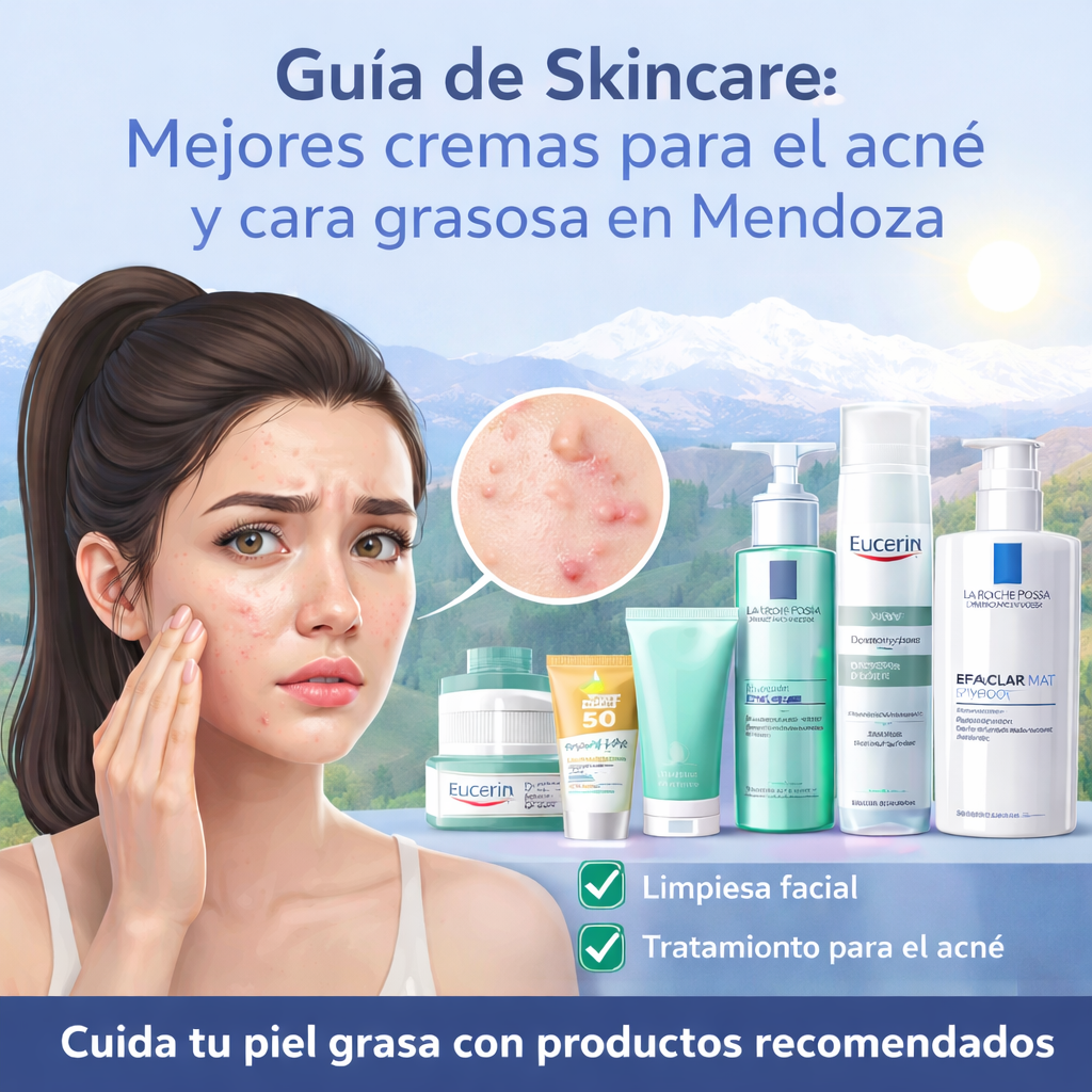 Mejores cremas para el acné y cara grasosa