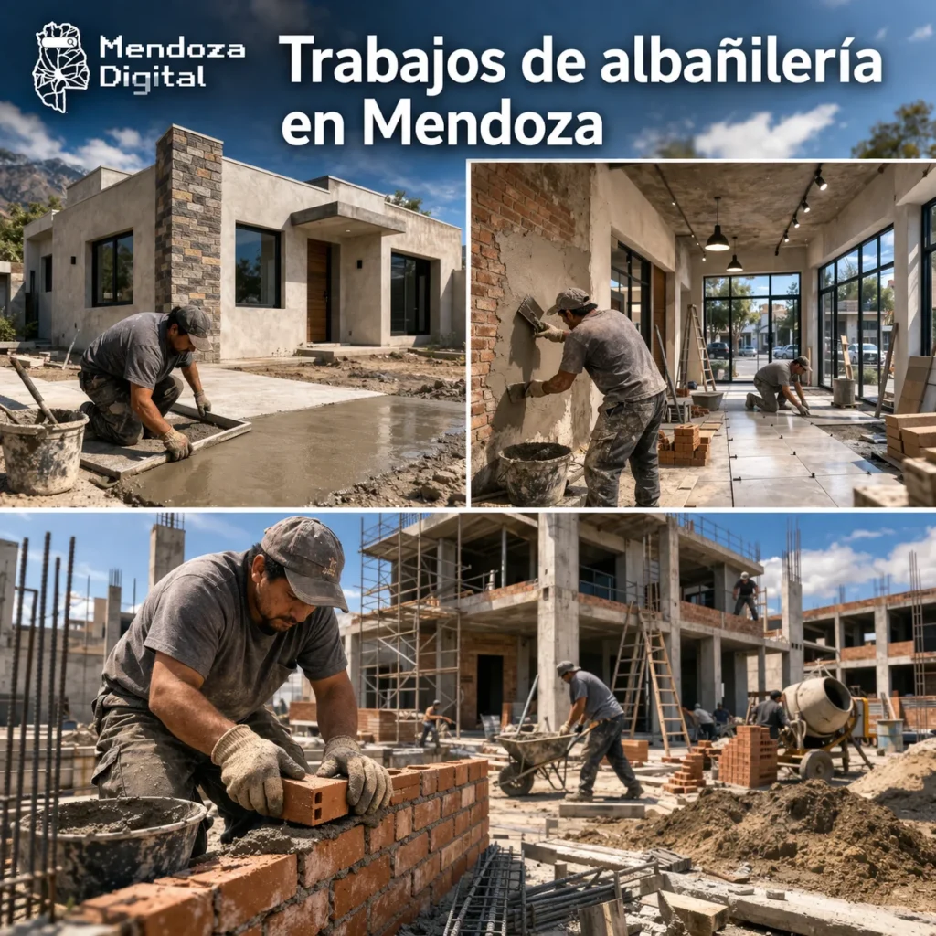 Trabajos de albañilería en mendoza