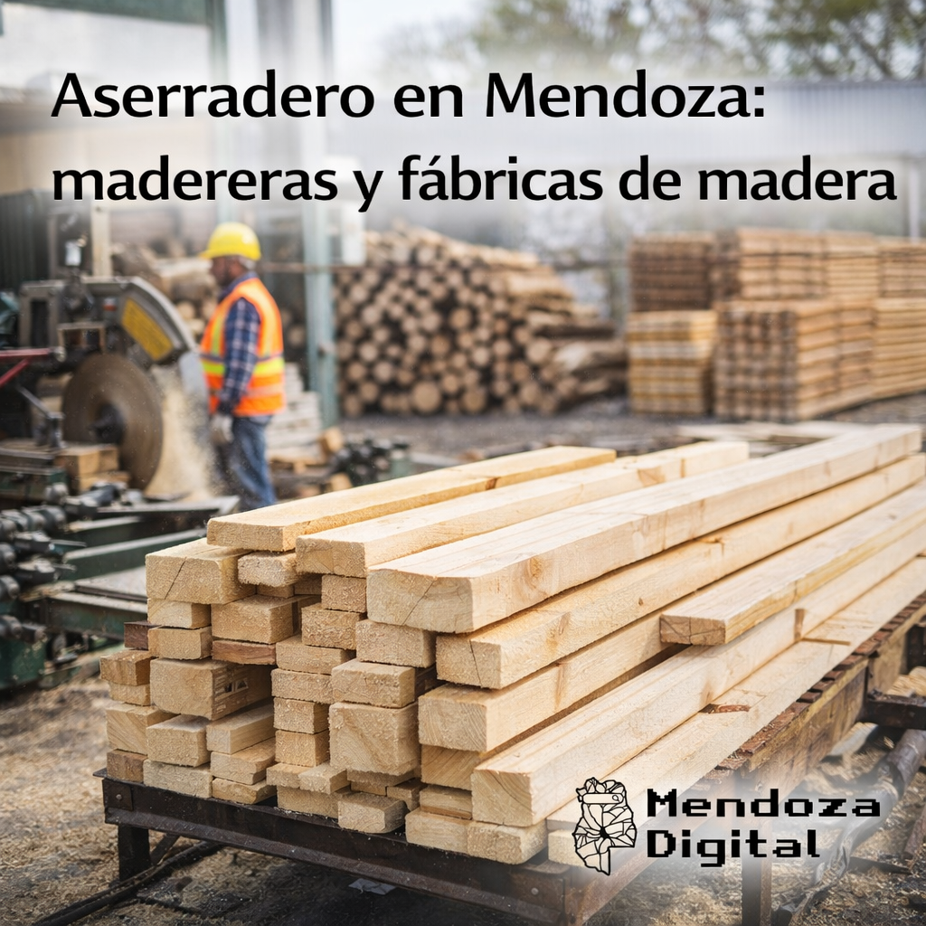Aserradero en Mendoza madereras y fábricas de madera