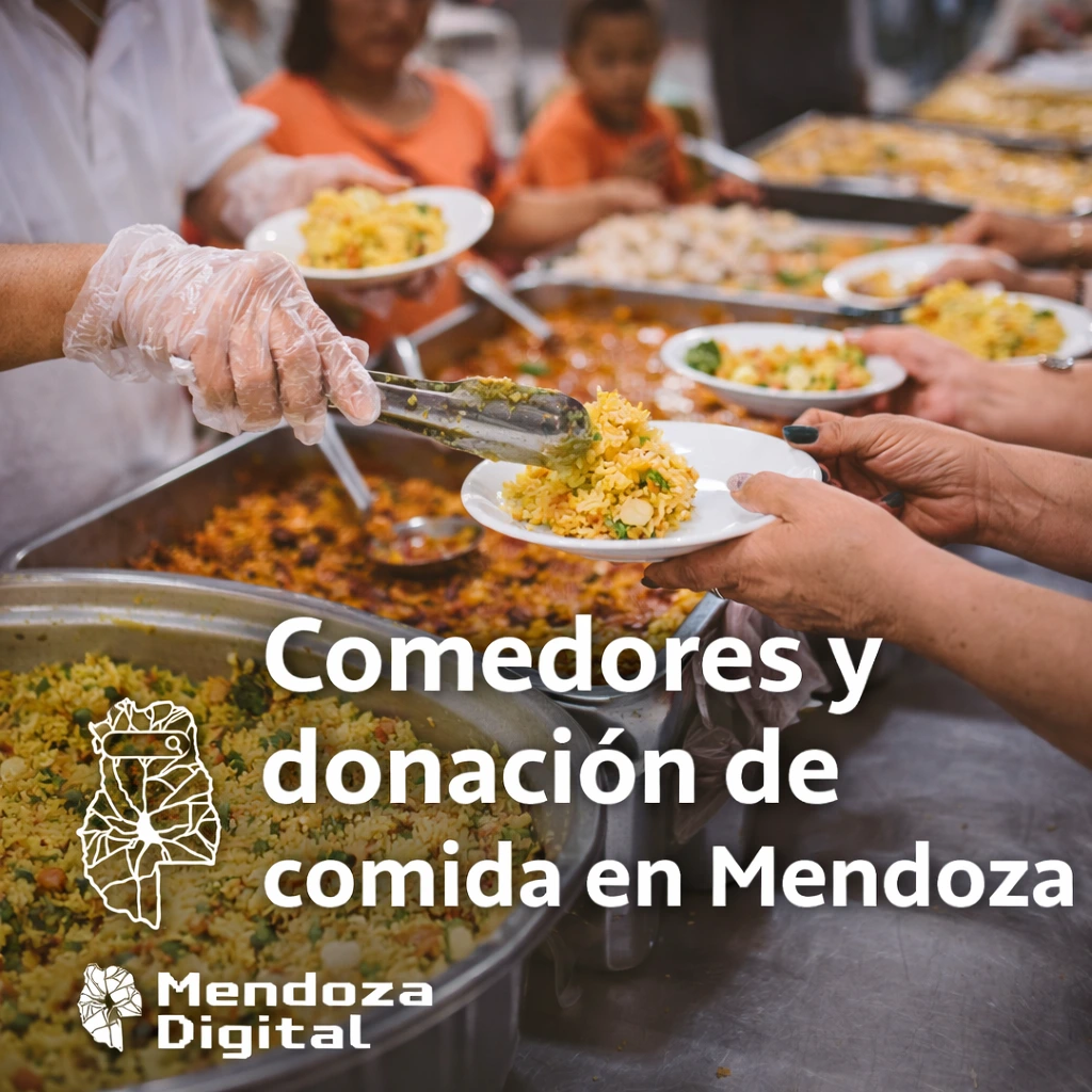 Comedores y donación de comida en Mendoza