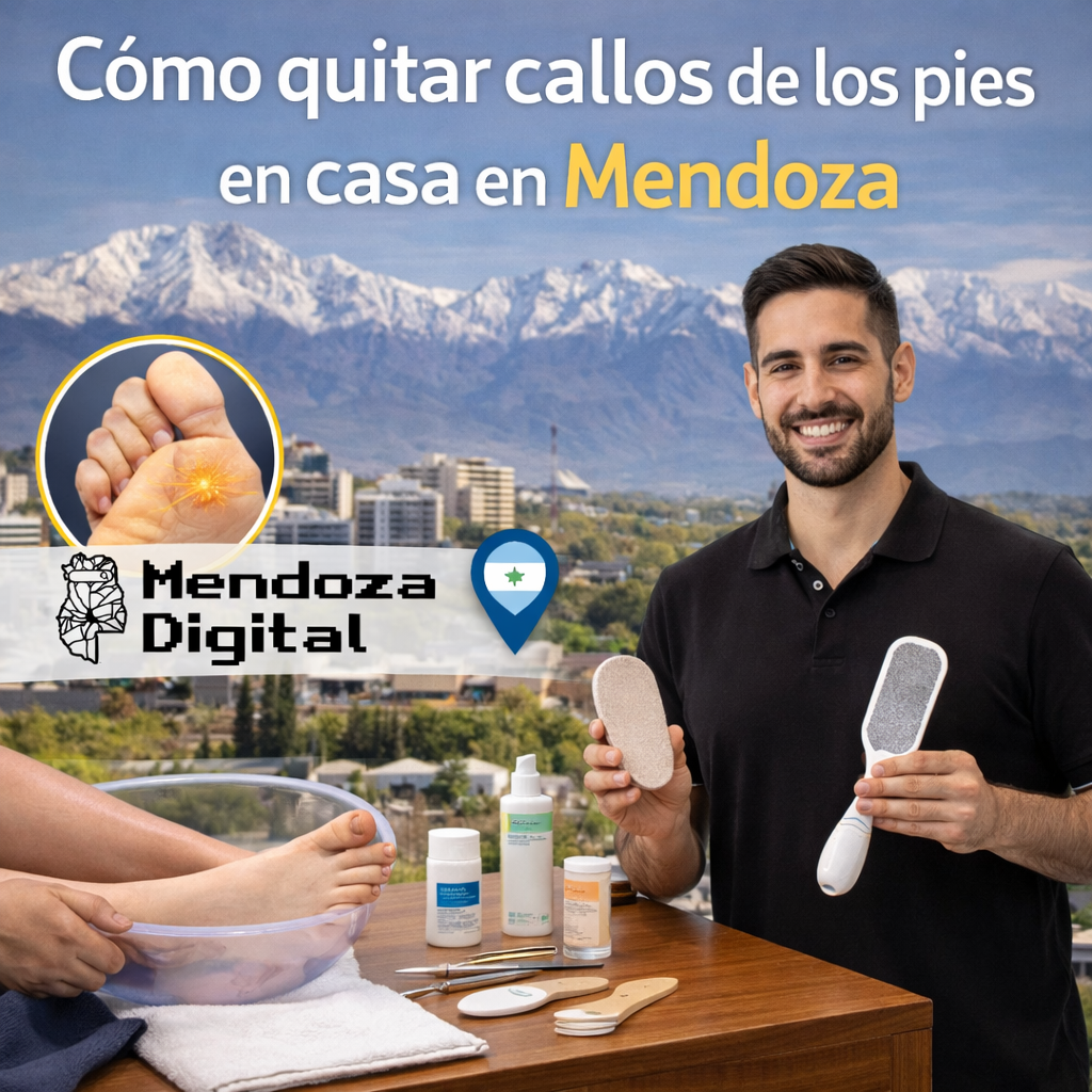 Cómo quitar callos de los pies en casa en Mendoza