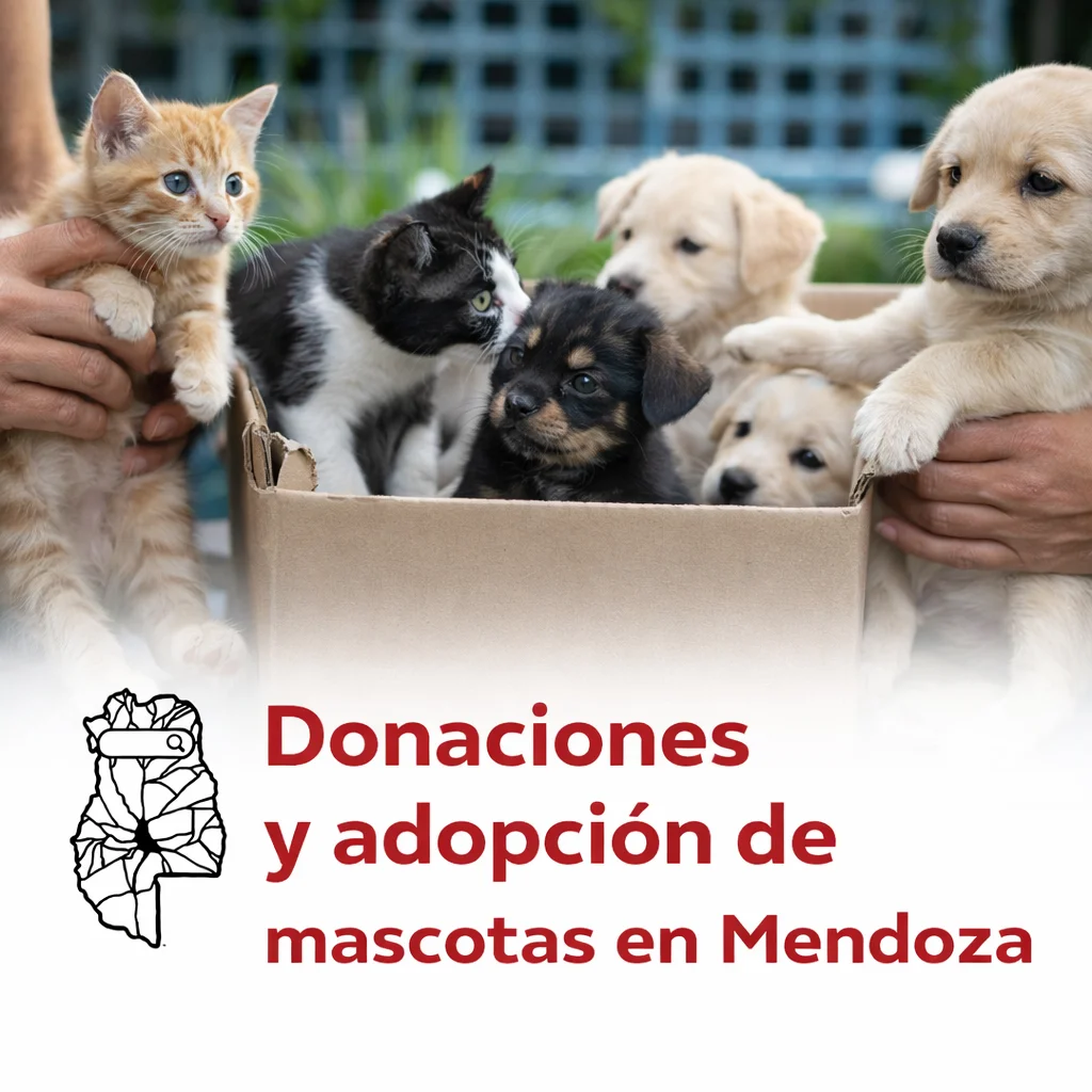 Donaciones y adopción de mascotas en Mendoza