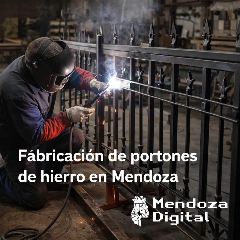 Fabricación de portones de hierro en Mendoza