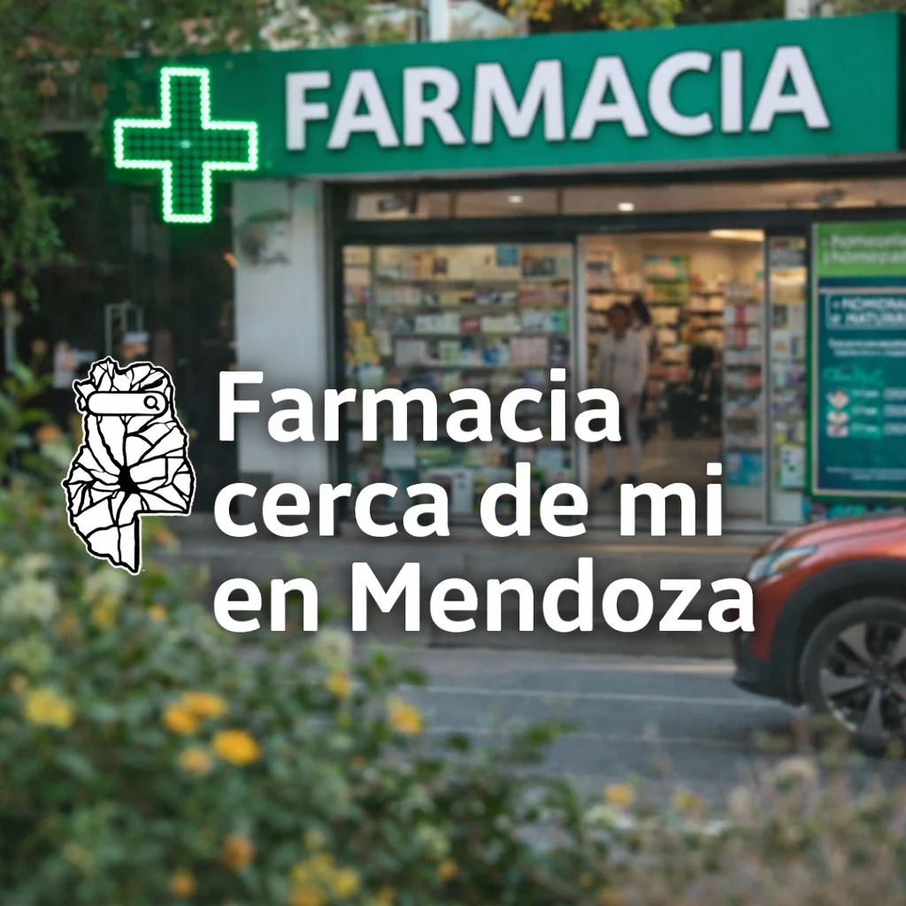 Farmacia abierta ahora en Mendoza