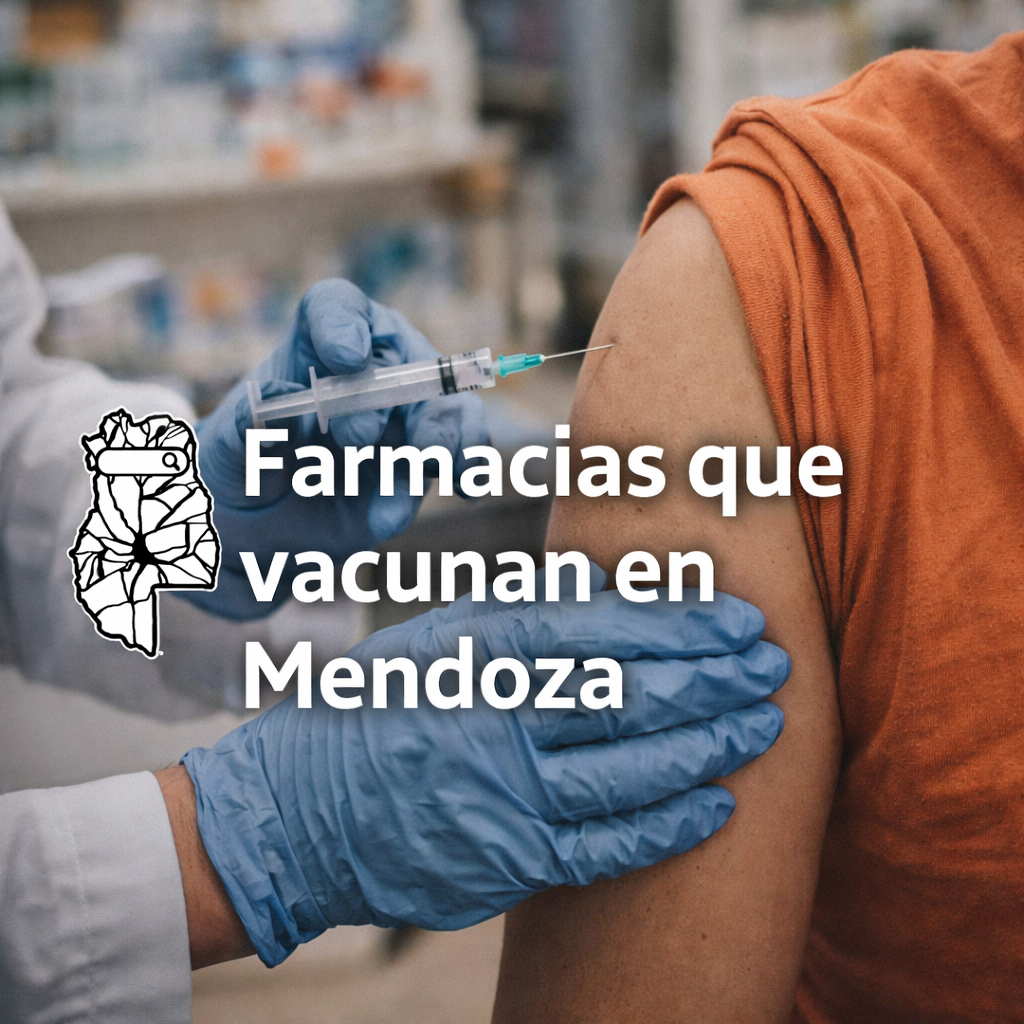 Farmacias que vacunan en Mendoza