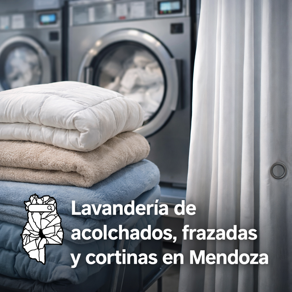 Lavandería de acolchados, frazadas y cortinas en mendoza
