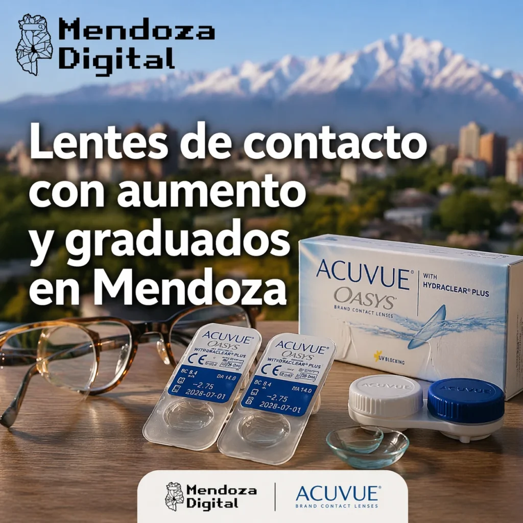 Lentes de contacto con aumento y graduados en Mendoza