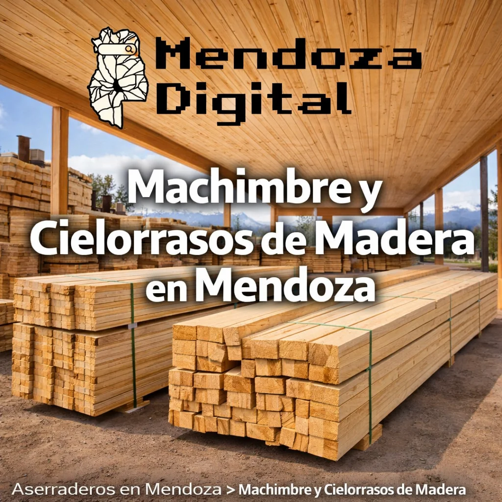 Machimbre y Cielorrasos de Madera en Mendoza