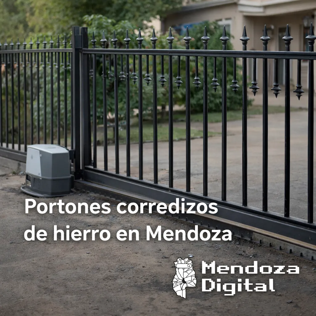 Portones corredizos de hierro en Mendoza