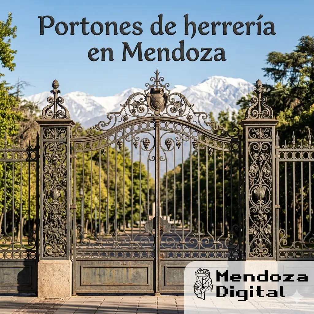 Portones de herrería en Mendoza