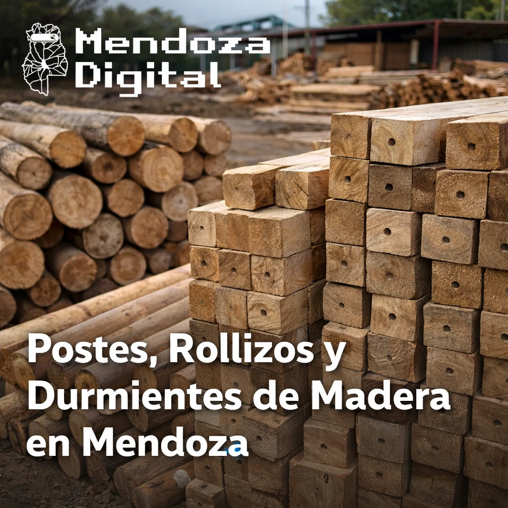 Postes, Rollizos y Durmientes de Madera en Mendoza