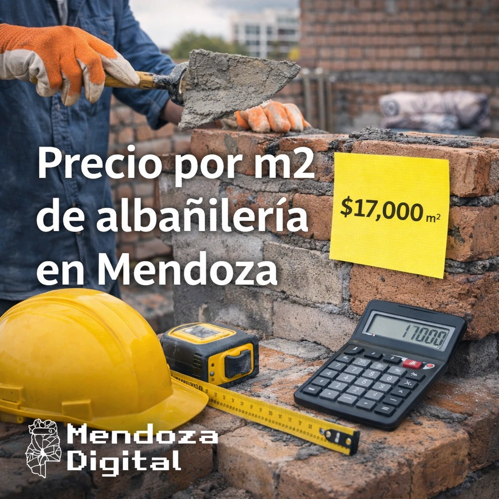 Precio por m2 de albañilería en Mendoza