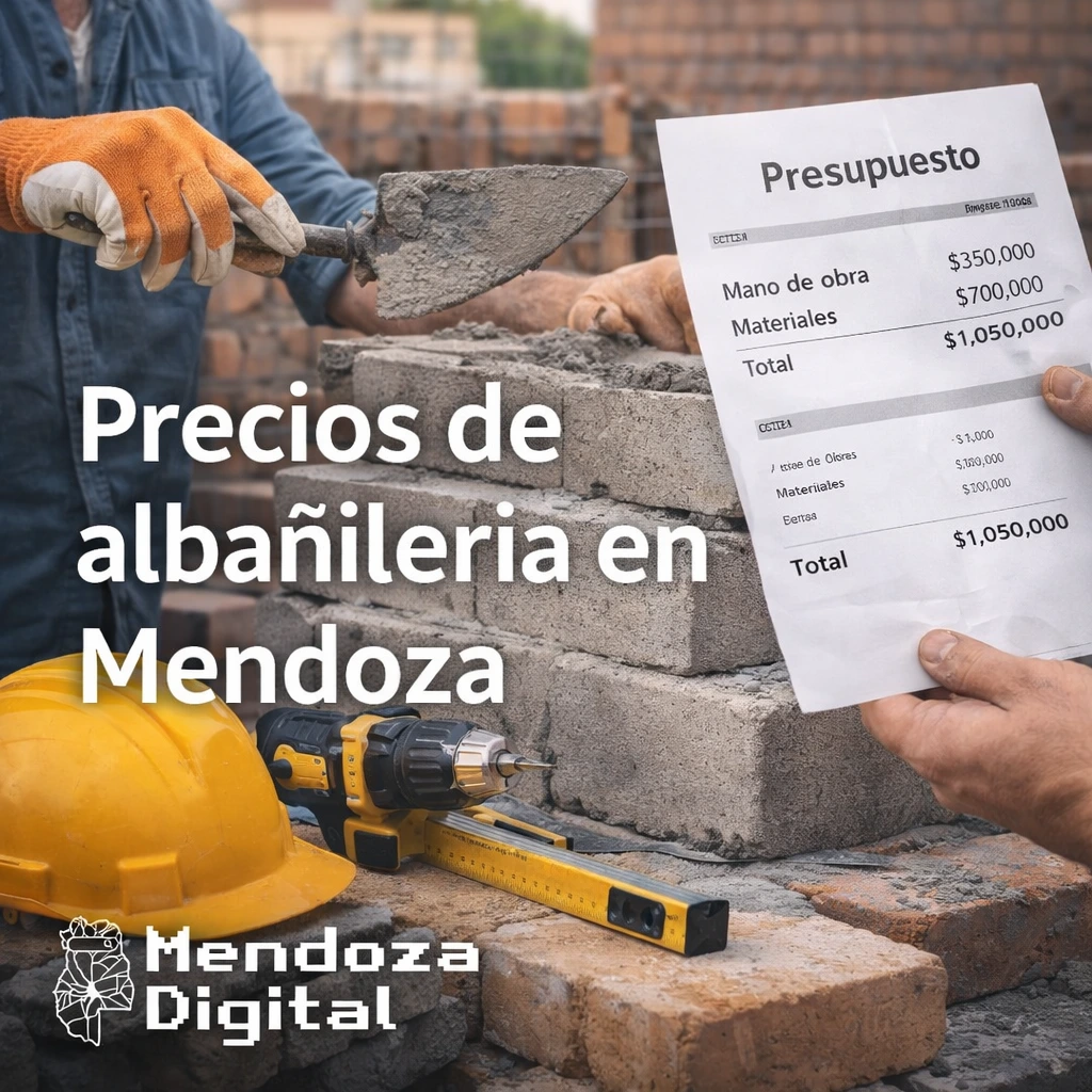 Precios de albañilería en Mendoza