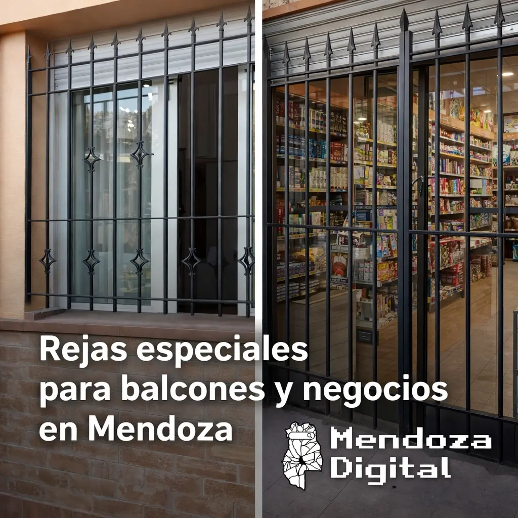 Rejas especiales para balcones y negocios en Mendoza