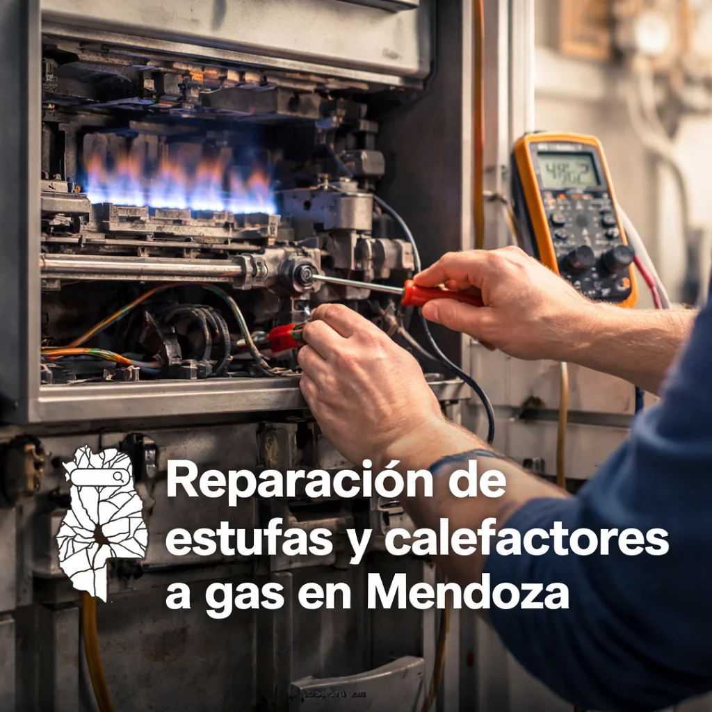 Reparación de estufas y calefactores a gas en Mendoza