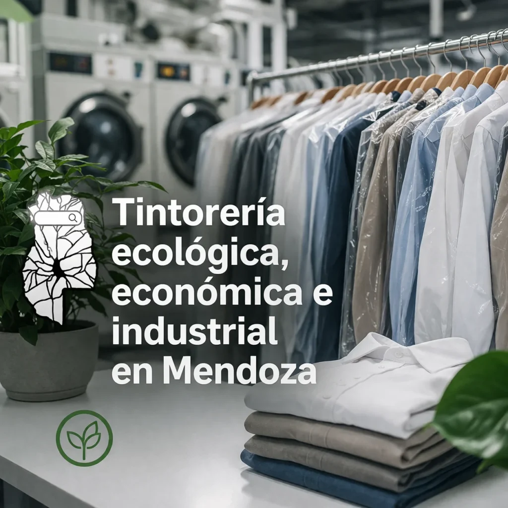 Tintorería ecológica, económica e industrial en Mendoza