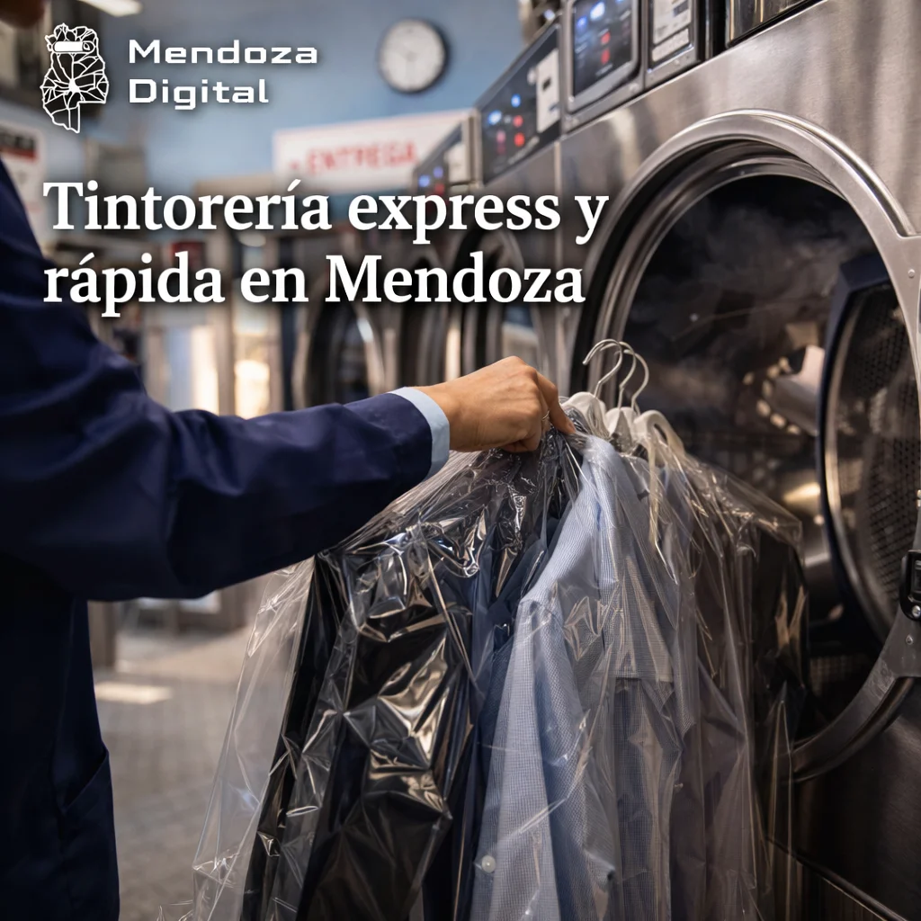 Tintorería express y rápida en Mendoza