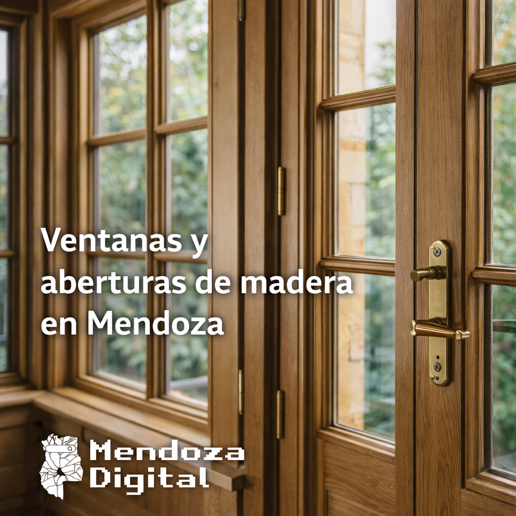 Ventanas y aberturas de madera en Mendoza
