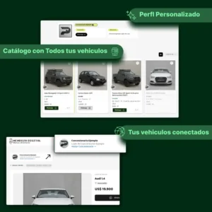 Beneficios del Plan Agencia en Mendoza Digital: perfil personalizado, catálogo con todos tus vehículos y vehículos conectados