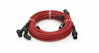 Kit de cables para bobinas de encendido aislados de color rojo en Mendoza