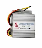 Convertidor de voltaje de aluminio gris para autos listo para comprar online en Mendoza