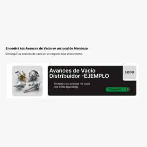 Espacio publicitario en alquiler para negocios de venta sobre Avances de Vacío en Mendoza