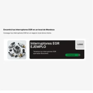 Espacio publicitario en alquiler para negocios de venta sobre Interruptores EGR en Mendoza