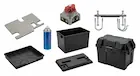 Kit de accesorios con cajas, bandejas y sujetadores para componentes de baterías listo para comprar online en Mendoza