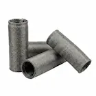 Cuatro mangas térmicas tubulares de fibra trenzada color gris oscuro para aislamiento y protección de conductos de escape listo para comprar online en Mendoza
