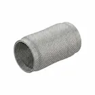 Tubo elástico de malla de acero inoxidable entrelazada para protección térmica y absorción de vibraciones en escapes listo para comprar online en Mendoza